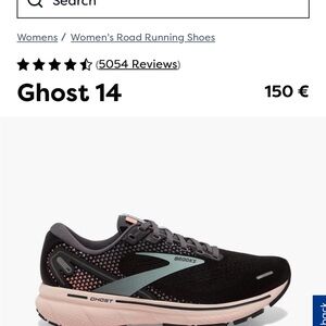 Brooks Ghost 14 Women's Running Shoes - Black